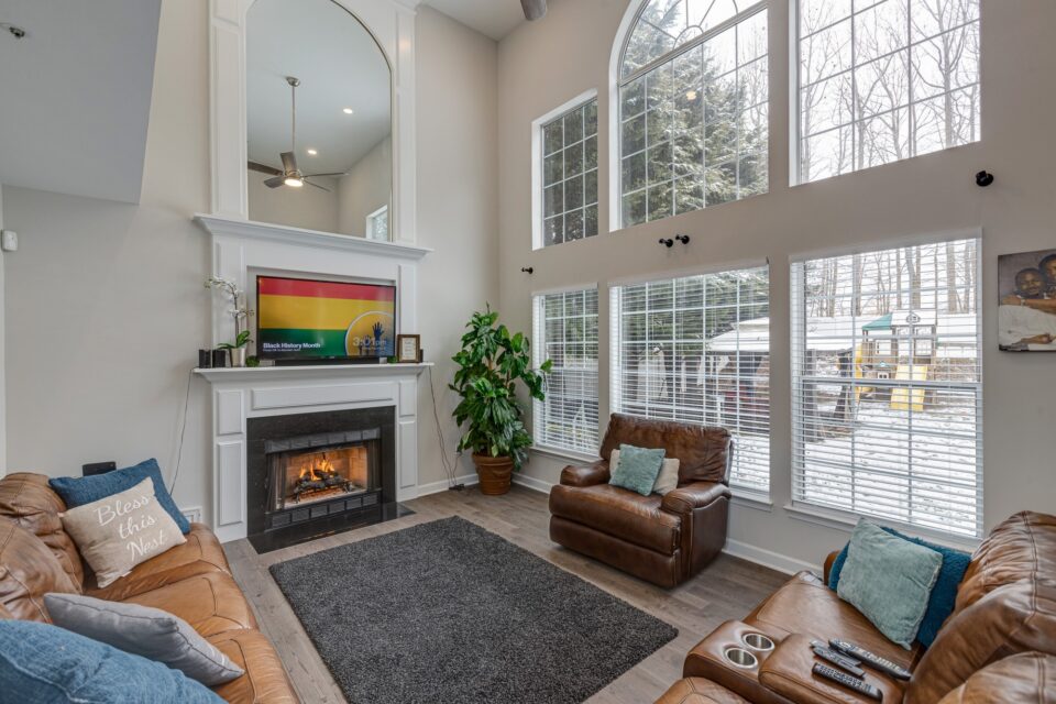 Two Story Great Room Hearth - Two-Story Great Room Overhaul & Architectural Hearth Wall by Sam's Remodeling